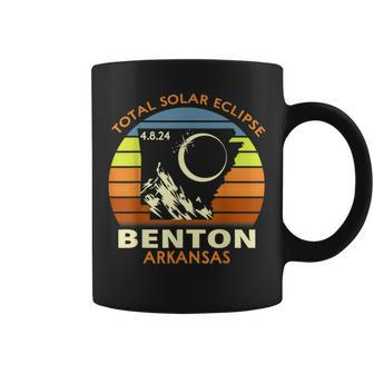 Benton Arkansas Total Solar Eclipse 2024 Coffee Mug - Thegiftio UK