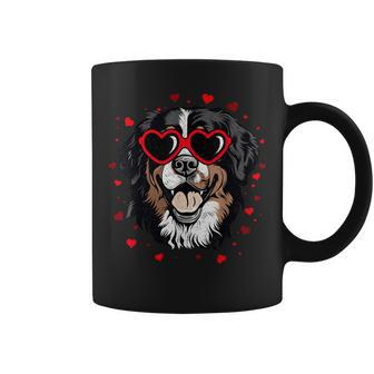 Bernese Mountain Valentine Heart Cute Dog Lovers Coffee Mug | Mazezy