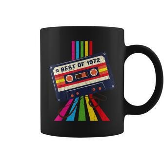 Best Of 1972 Birthday Vintage Cassette Coffee Mug - Monsterry DE