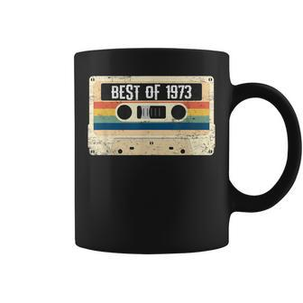 Best Of 1973 48Th Birthday Retro Vintage Cassette Tape Coffee Mug - Monsterry DE