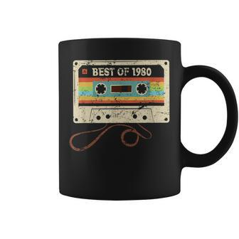Best Of 1980 Cool 44 Year Old Bday 44Th Birthday Women Coffee Mug - Monsterry