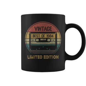 Best Of 1984 40Th Birthday Vintage Cassette Tape Coffee Mug - Seseable