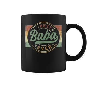 Best Baba Ever Emblem Father's Day Baba Grandpa Coffee Mug - Seseable