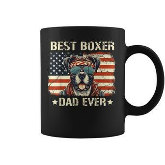 Best Boxer Dad Ever Vintage Usa Flag Dog Lover Father's Day Coffee Mug - Thegiftio UK