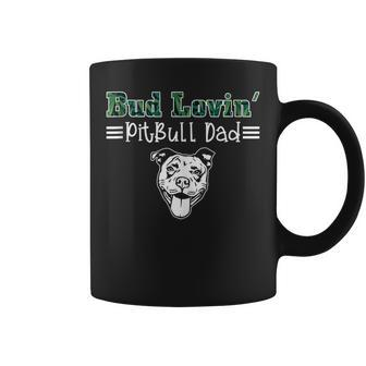 Best Bud Loving Pitbull Dad Pitbull Father's Day Coffee Mug - Monsterry