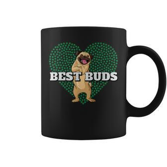 Best Buds Pug Dad Coffee Mug - Monsterry