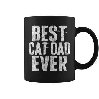 Best Cat Dad Ever Cat Dad Fathers Day Coffee Mug - Monsterry UK