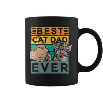 Best Cat Dad Ever Cat Dad Fathers Day Father Birthday Cat Coffee Mug - Monsterry DE