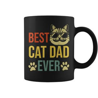 Best Cat Dad Ever Vintage Cat Daddy Fathers Day 2024 Coffee Mug - Monsterry CA