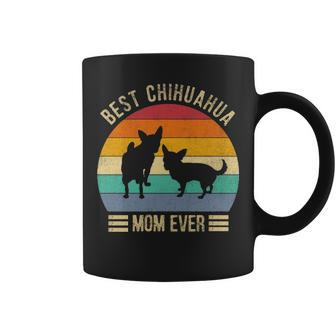 Best Chihuahua Mom Ever Retro Vintage Dog Lover Gif Coffee Mug | Mazezy UK