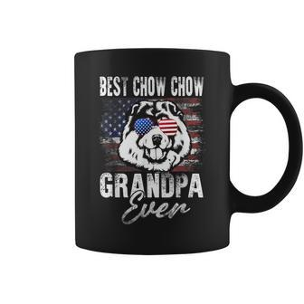 Best Chow Chow Dad Ever American Flag Coffee Mug - Monsterry AU