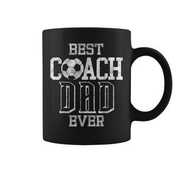 Best Coach Dad Ever Soccer Daddy Papa Father's Day Coffee Mug - Monsterry UK