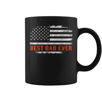 Best Dad Ever Usa American Flag For Fathers Day Birthday Coffee Mug - Thegiftio UK