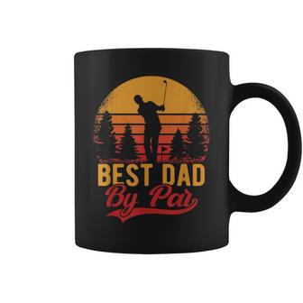 Best Dad By Par Golf Lover Daddy Father's Day Coffee Mug - Monsterry DE