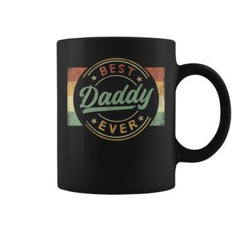 Best Daddy Ever Emblem Father's Day Daddy Dad Coffee Mug - Seseable