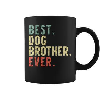 Best Dog Brother Ever Vintage Retro Coffee Mug - Monsterry