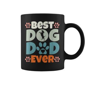Best Dog Dad Ever Fathers Day Present Dog Loving Dad Coffee Mug - Monsterry AU