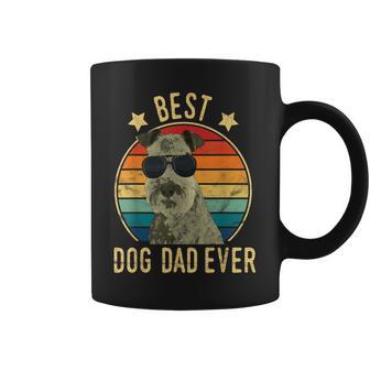 Best Dog Dad Ever Lakeland Terrier Father's Day Coffee Mug - Monsterry AU