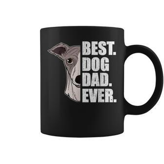 Best Dog Dad Ever Whippet Dad Father's Day Coffee Mug - Monsterry CA
