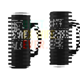 Best Ex Wife Ever Family Retrointage Taza de café - Regaloses