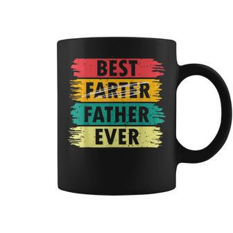 Best Farter Ever Father Fathers Day Dad Retro Coffee Mug - Seseable