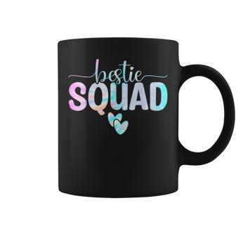 Best Friend Matching Squad Tie Dye Bestie Bff Coffee Mug - Monsterry