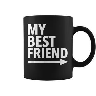 My Best Friend T With Arrow Left Coffee Mug - Thegiftio UK