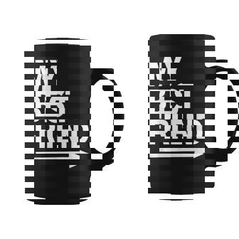 My Best Friend T With Arrow Left Coffee Mug - Thegiftio