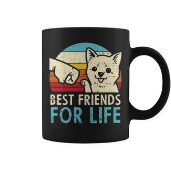 Best Friends For Life Chihuahua Fist Bump Chiwawa Dog Coffee Mug | Mazezy UK