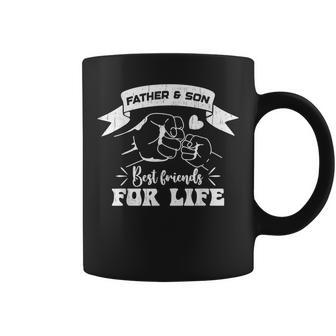 Best Friends For Life Father Son Fist Bump Father's Day Dad Coffee Mug - Thegiftio UK