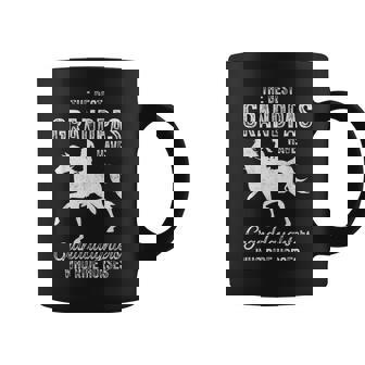 The Best Grandpas Have Granddaughters Who Ride Horses Lover Coffee Mug | Mazezy