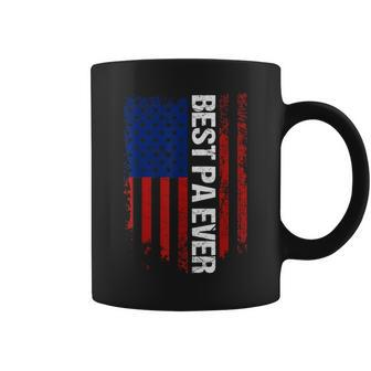 Best Pa Ever Us American Flag Family Pa Father's Day Coffee Mug - Monsterry
