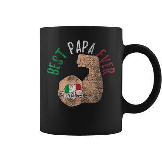 Best Papa Ever Italian Dad Fathers Day Vintage Coffee Mug - Monsterry UK