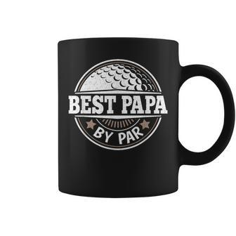 Best Papa By Par Vintage Golf Player Daddy Dad Fathers Day Coffee Mug - Monsterry