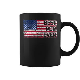 Best Pop Ever American Flag Dad Papa Opa Geschenk Tassen - Geschenkecke