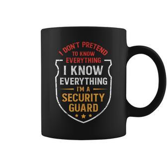 Best Security Guard Dad Watchman Dad Security Guard Father Coffee Mug - Monsterry UK