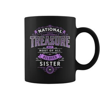 Best Sister Ever National Treasure Birthday Elegant Coffee Mug - Monsterry CA
