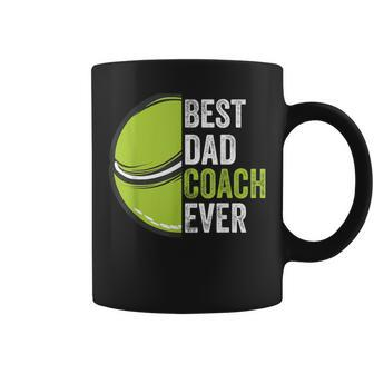 Best Tennis Dad Coach Ever Fathers Day Coffee Mug - Thegiftio UK