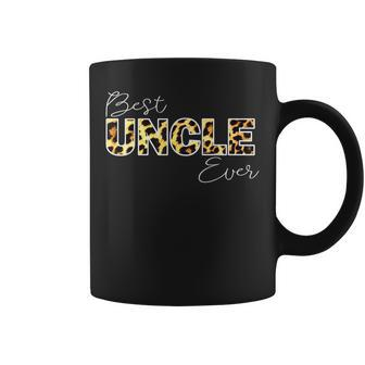 Best Uncle Ever Leopard Boy Girl Matching Family Coffee Mug - Monsterry UK