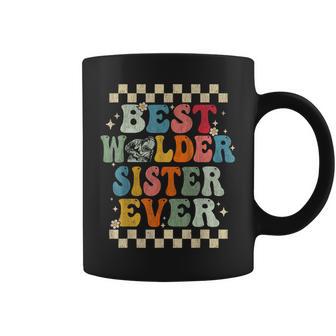 Best Welder Sister Ever Retro Groovy Welder Sister Coffee Mug - Monsterry AU