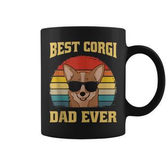 Best Welsh Corgi Hund Welpe Papaateratertag Retro Tassen - Geschenkecke