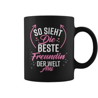 Beste Freundin Der Welt German Language Black Tassen - Seseable