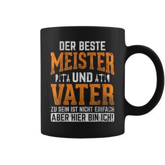 With Bester Meister Und Fater Handwerker Papa Meister Tassen - Geschenkecke