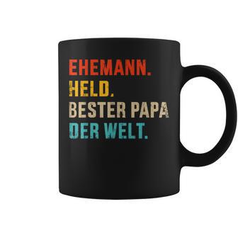 Bester Papa Der Welt Husband Hero Father's Day Christmas Tassen - Geschenkecke