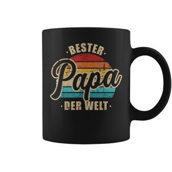 Bester Papa Vater Der Welt Vintage Retro Father's Day S Tassen - Seseable