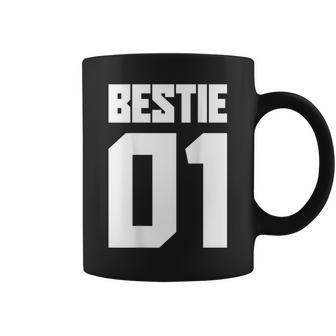 Bestie 01 Bestie 02 Bestie Squad Matching Bff Friend Crew Coffee Mug - Monsterry