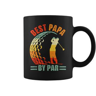 Bestt Papa By Par Retro Vintage Golf Happy Father's Day Coffee Mug - Thegiftio UK