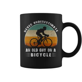 On A Bicycle Cycling Coffee Mug - Seseable