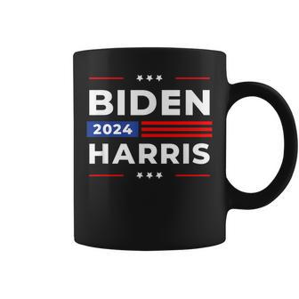 Biden Harris 2024 President American Flag Joe Biden Kamala Coffee Mug - Monsterry
