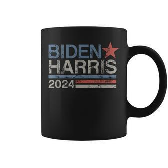 Biden Harris 2024 Retro Vintage Distressed Coffee Mug | Mazezy DE